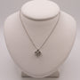 14KWG Diamond 4-Stone Clover Cluster Necklace