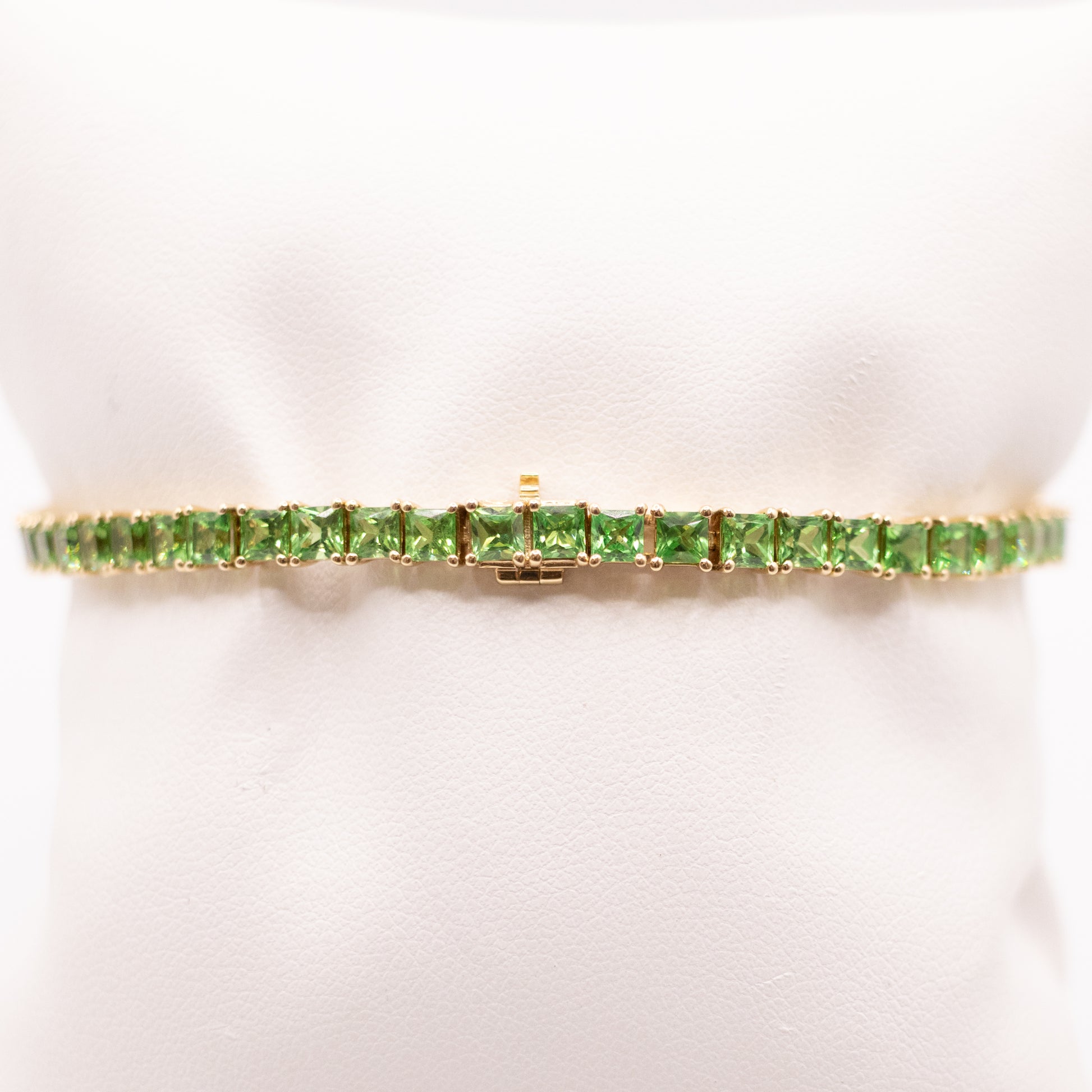 14KYG Tsavorite Tennis Bracelet