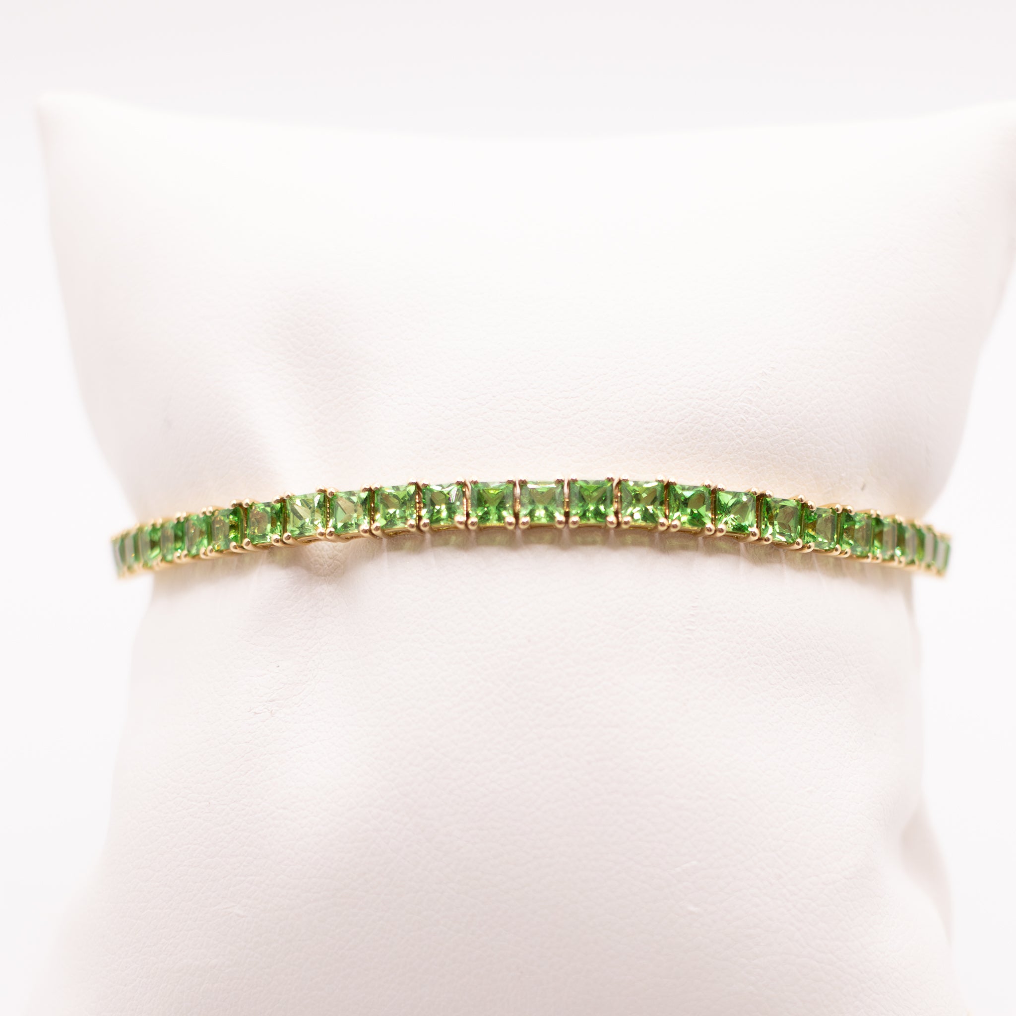 14KYG Tsavorite Tennis Bracelet