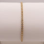 14KYG Diamond Semi Bezel and Prong Set Tennis Bracelet