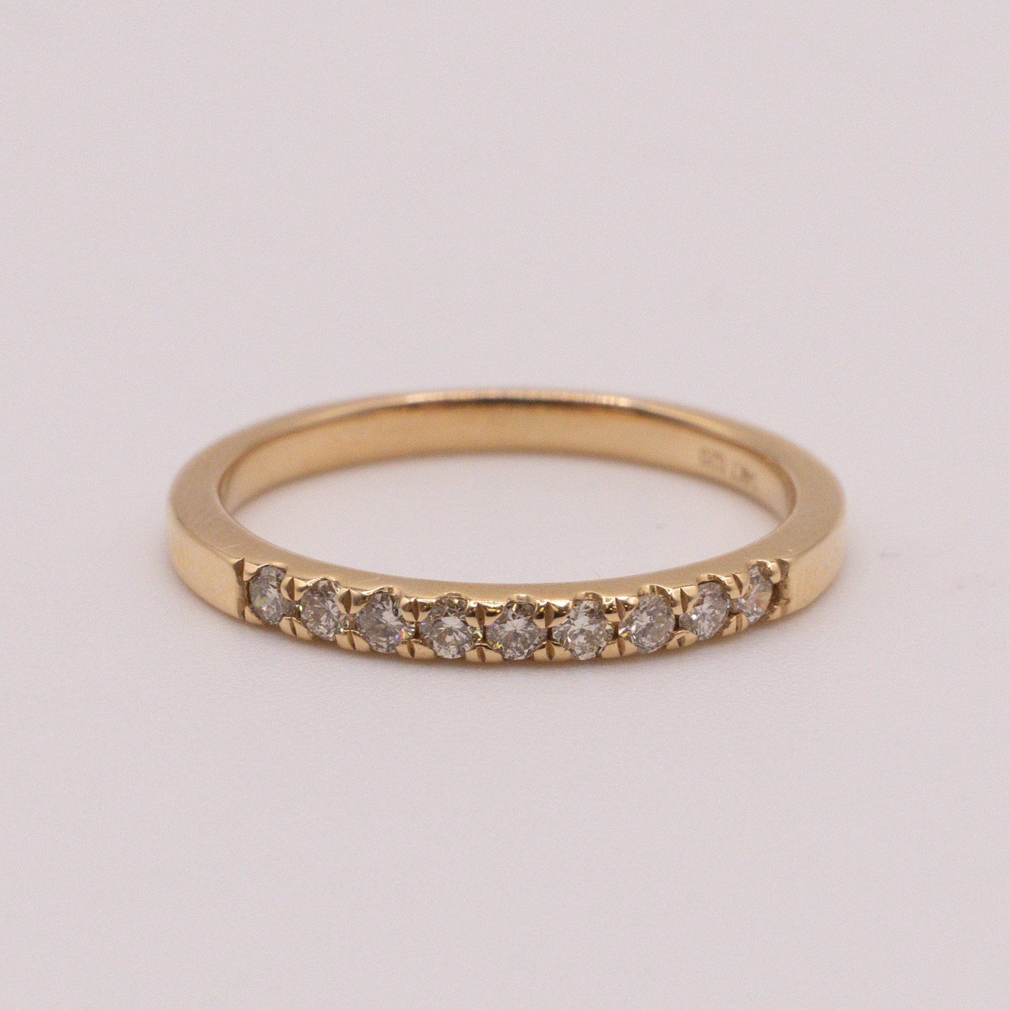 14KYG Diamond Prong Set Band