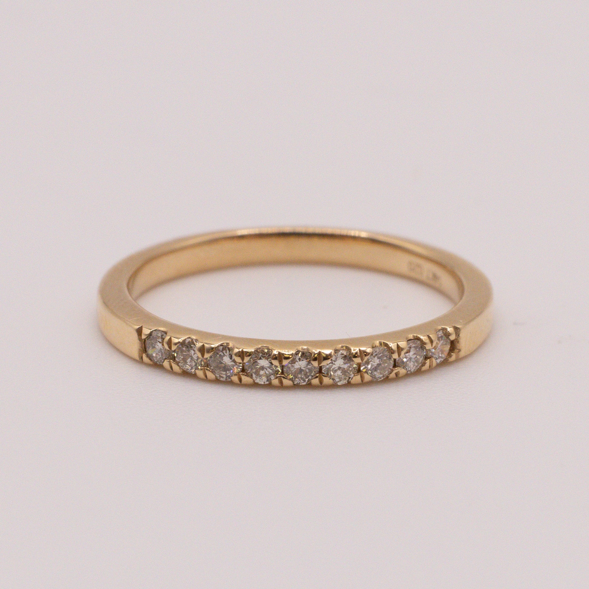 14KYG Diamond Prong Set Band