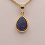 14KYG Opal Pear Shaped Pendant
