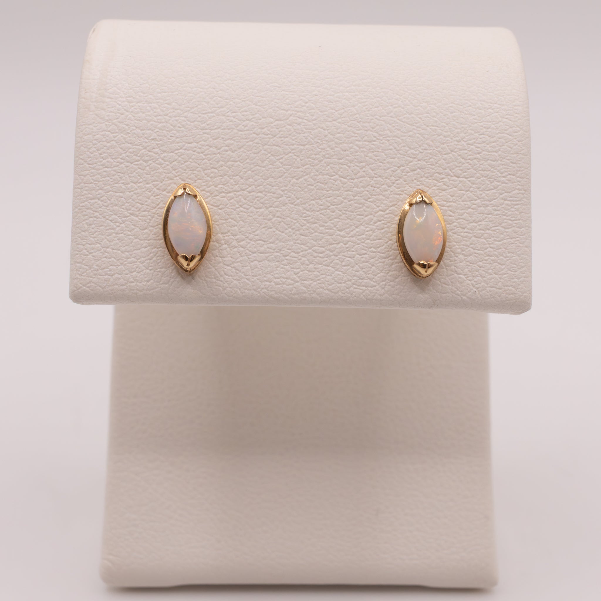 14KYG Opal Marquise Stud Earrings