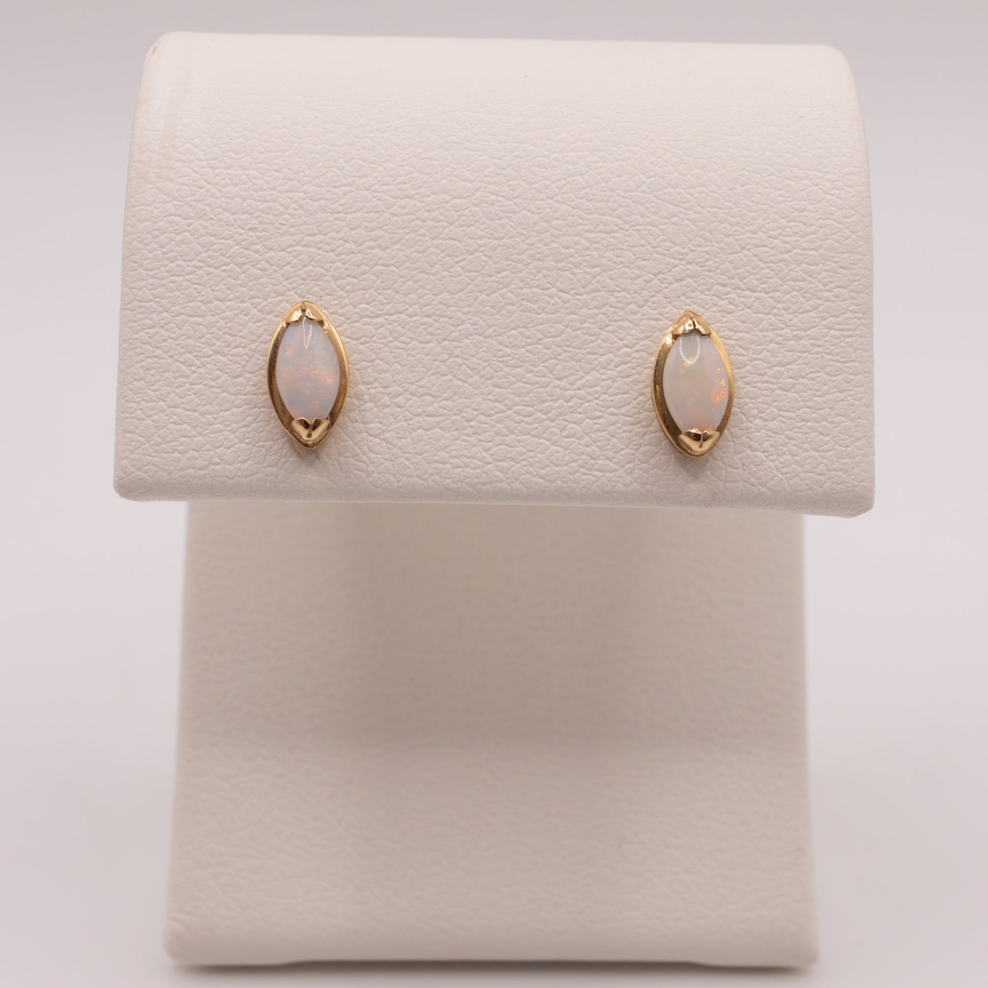 14KYG Opal Marquise Stud Earrings