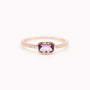 14KRG Lavender Amethyst and Diamond Ring