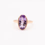14KRG Lavender Amethyst Solitaire Ring