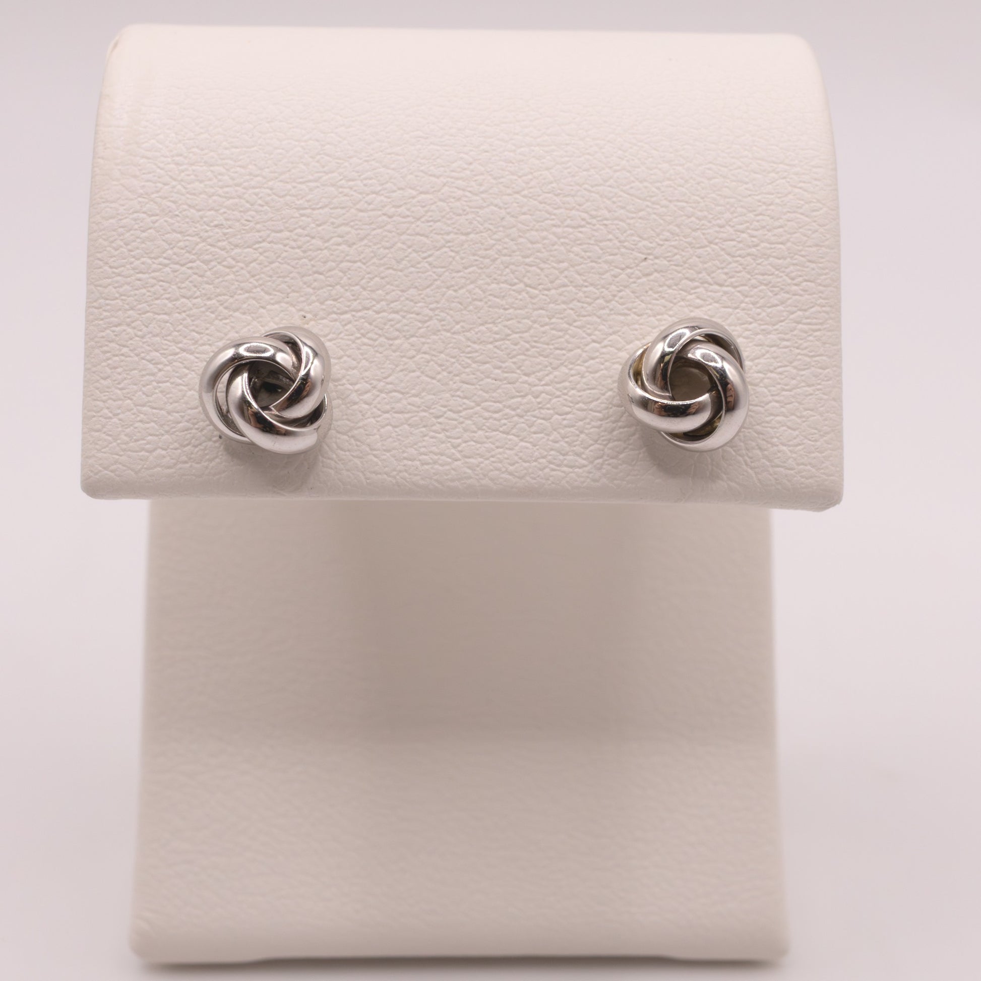 14KWG Love Knot Stud Earrings