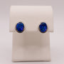 14KWG Opal Oval Shaped Stud Earrings