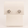 14KWG Vintage Diamond 0.50 Buttercup Stud Earrings