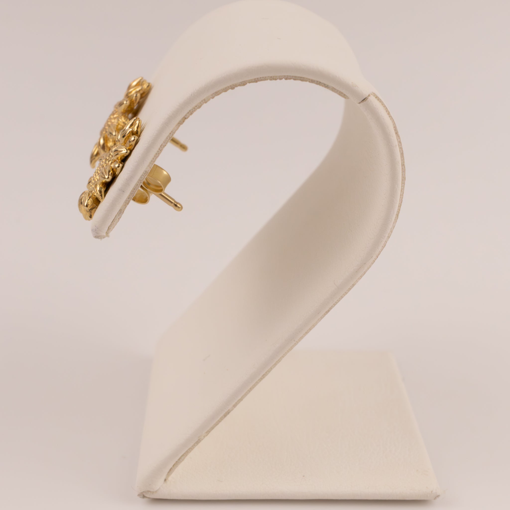 14KYG Sunflower Stud Earrings