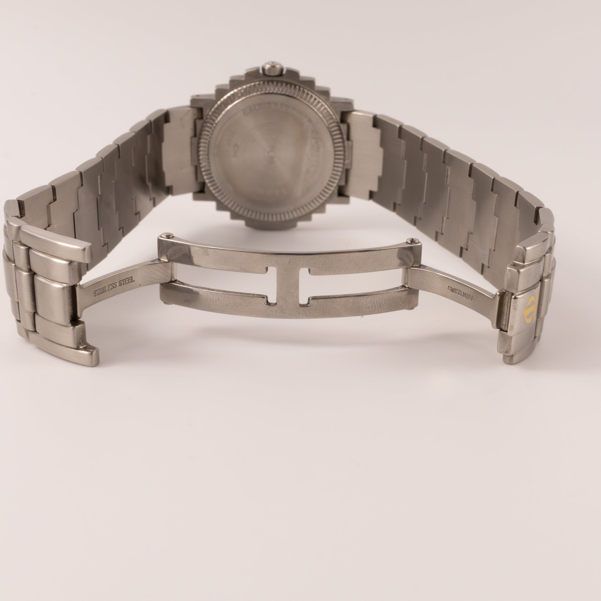 Baume & Mercier Shogun Vintage 1990s Stainless Steel and 18KYG Watch