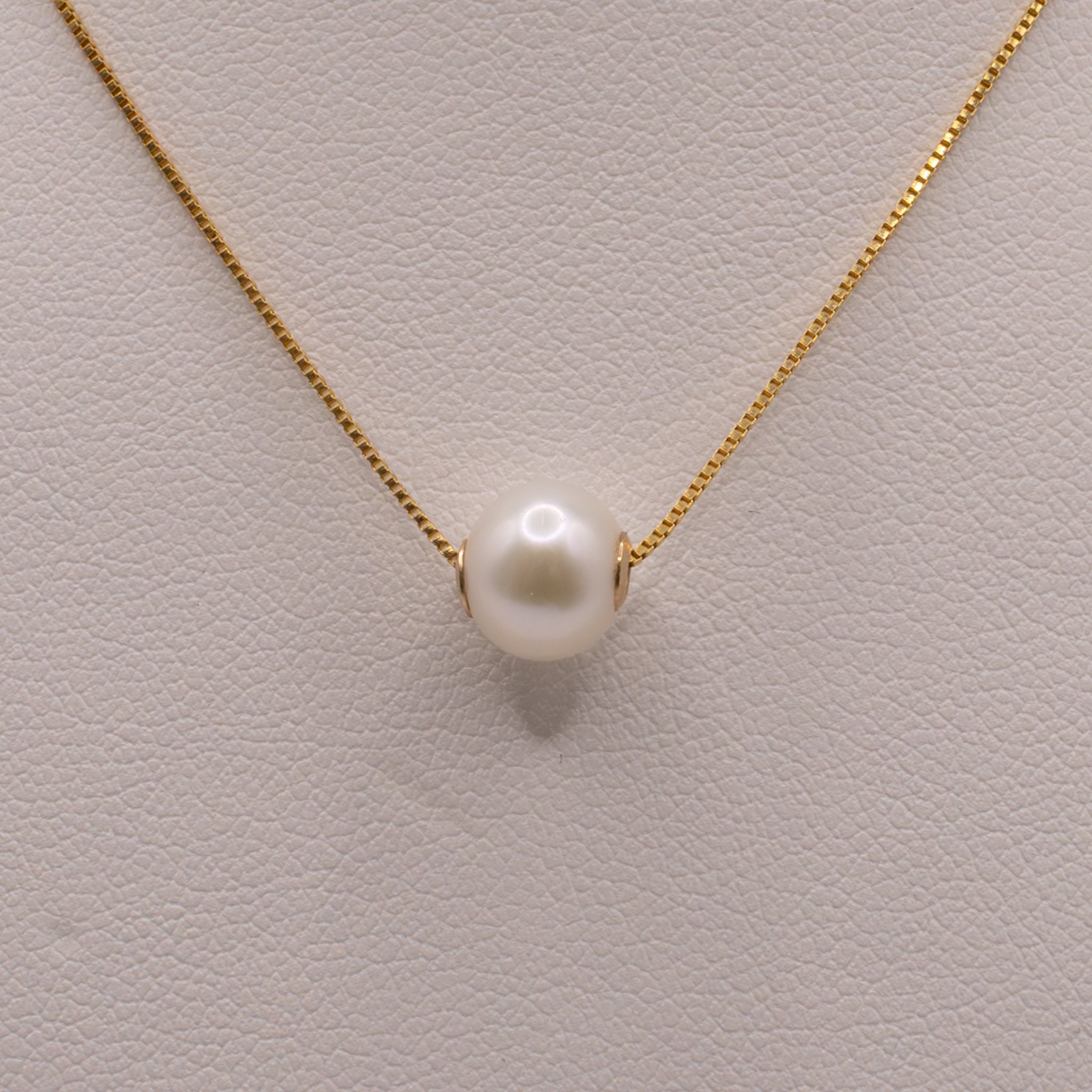14KYG Freshwater Pearl 7-8mm Necklace