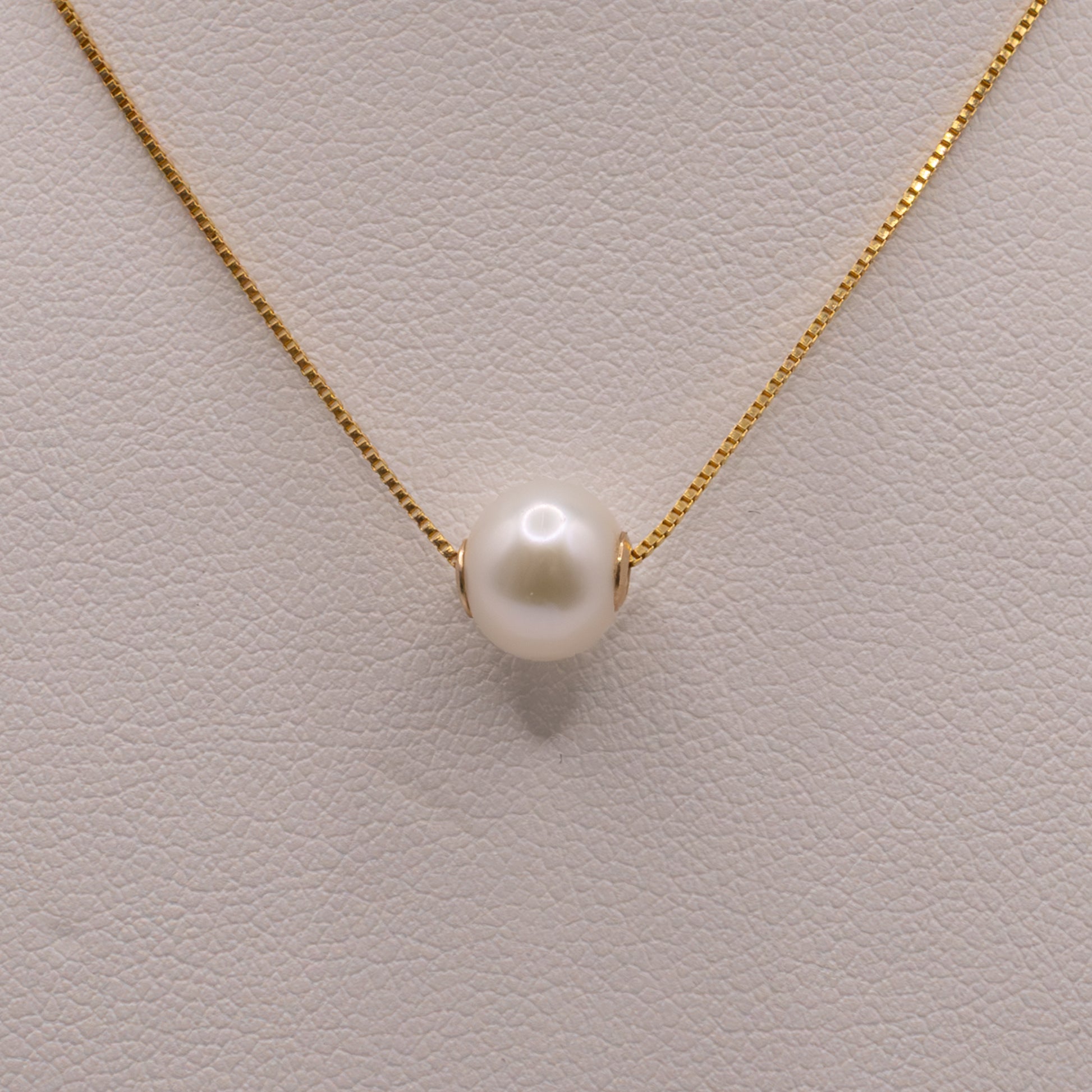 14KYG Freshwater Pearl 7-8mm Necklace