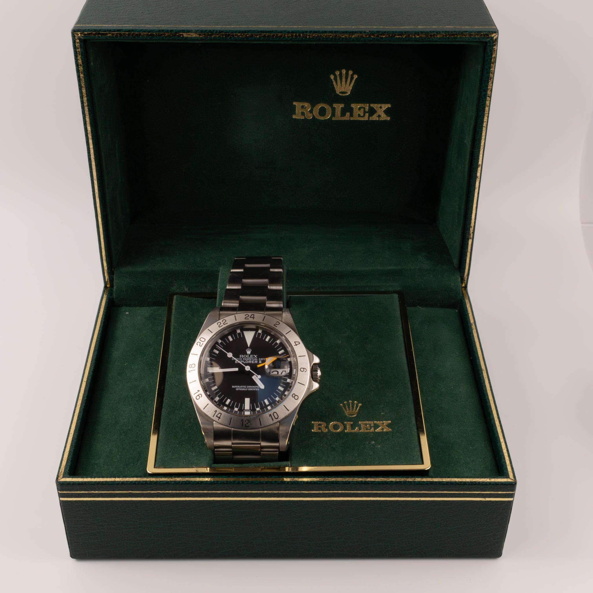 Rolex Vintage 1976 Explorer II Stainless Steel Watch
