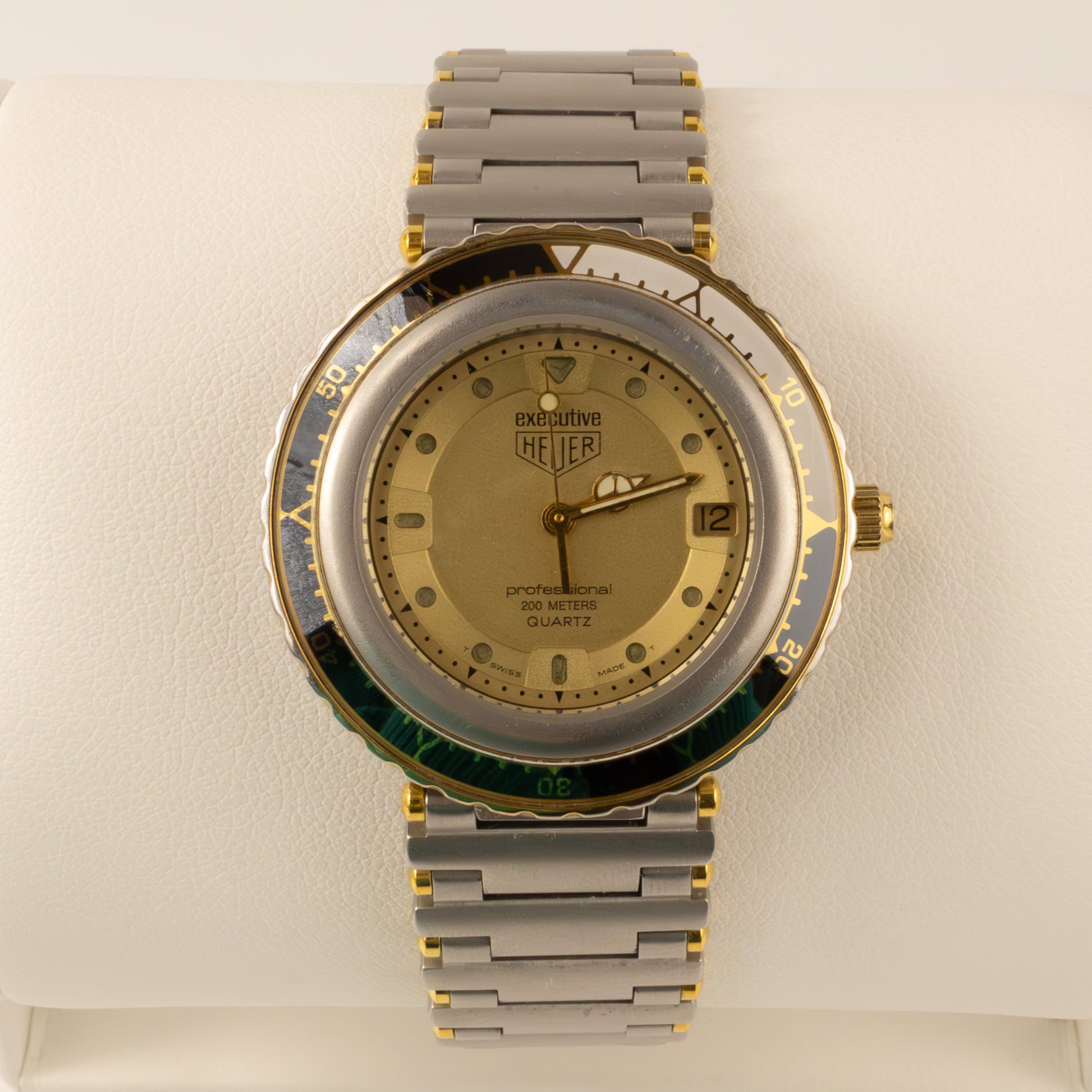 Tag Heuer Vintage Executive Professional Stainless Steel Watch