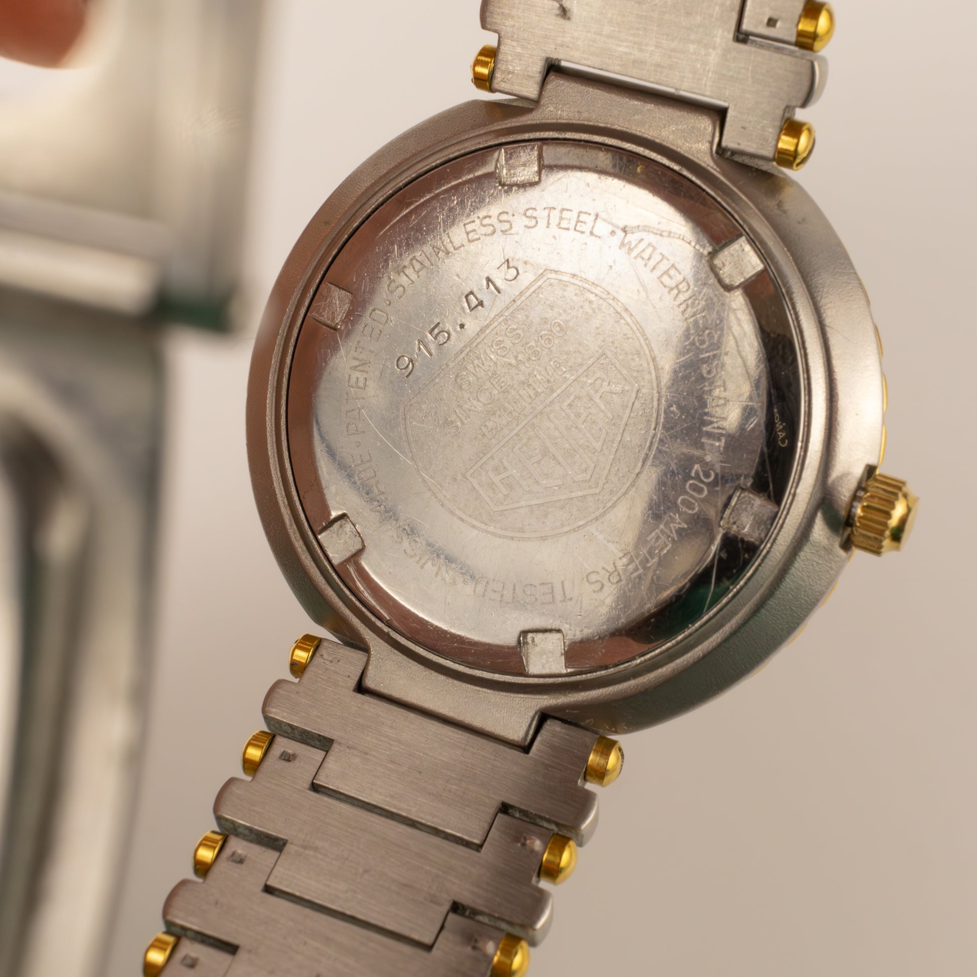 Tag Heuer Vintage Executive Professional Stainless Steel Watch