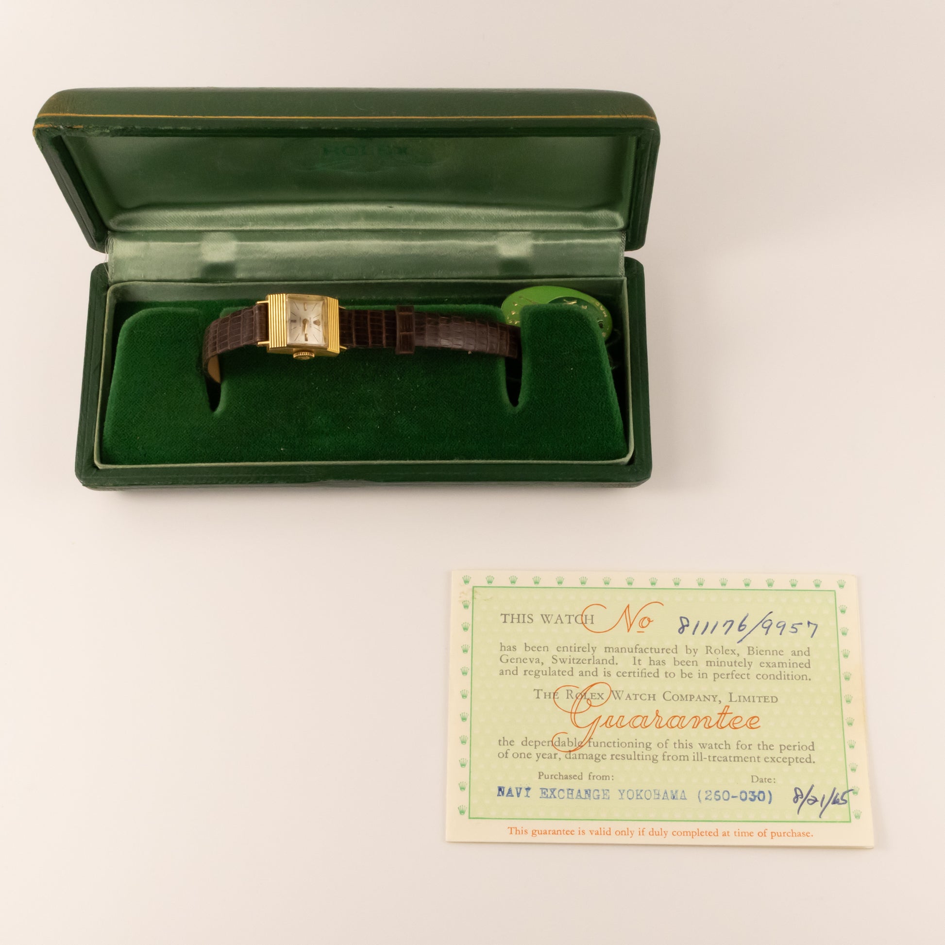 Rolex Vintage 1965 Prercision 18KYG Watch