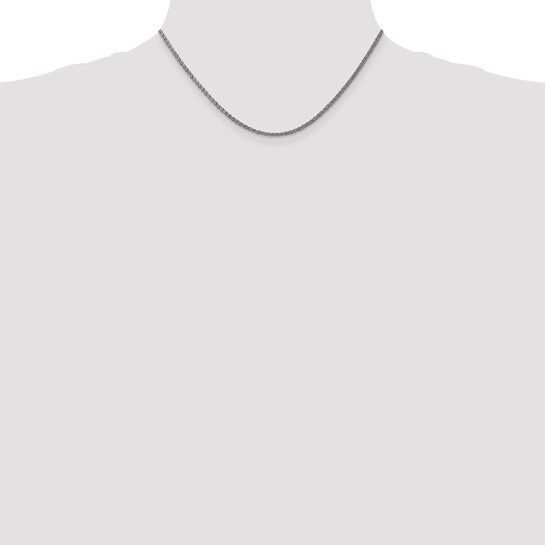 14KWG 1.1mm 16" Wheat Chain