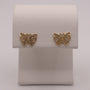 14KYG Butterfly Stud Earrings