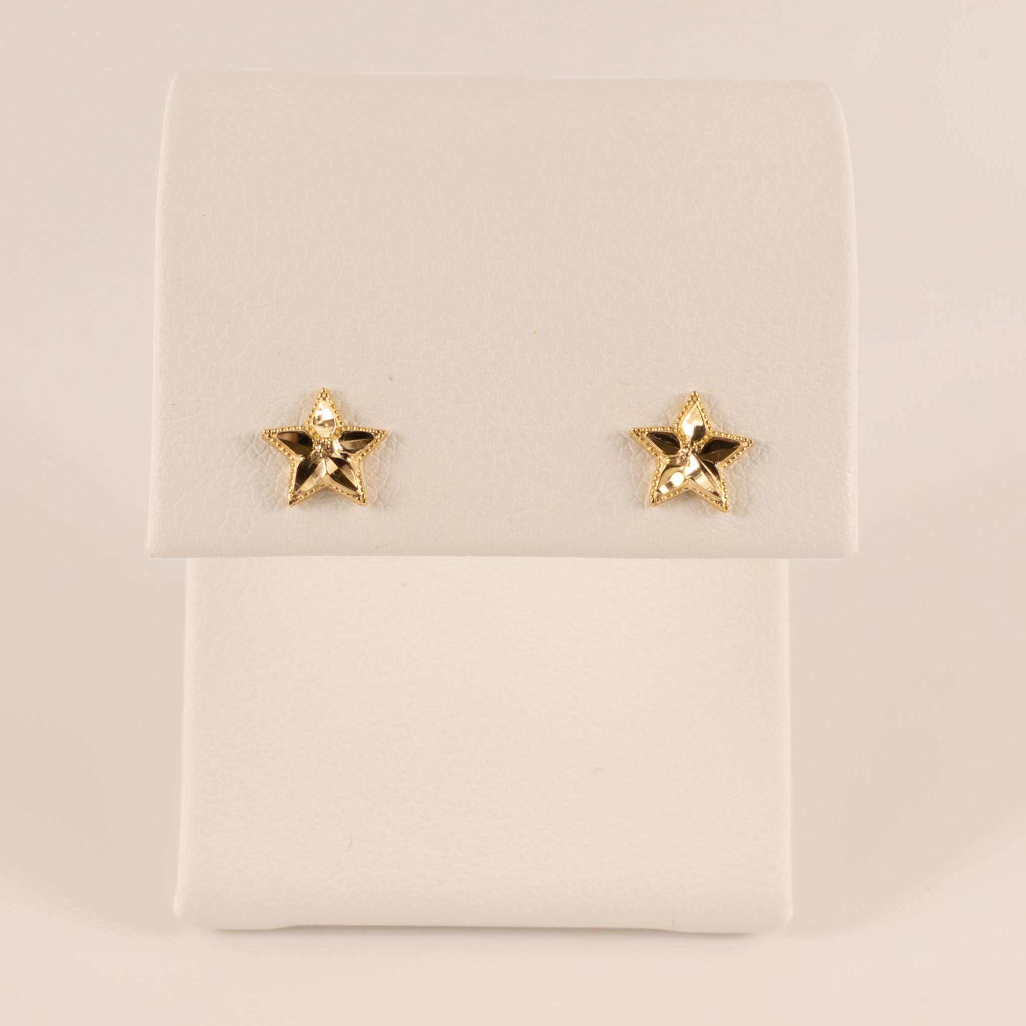 14KYG Star Shaped Stud Earrings
