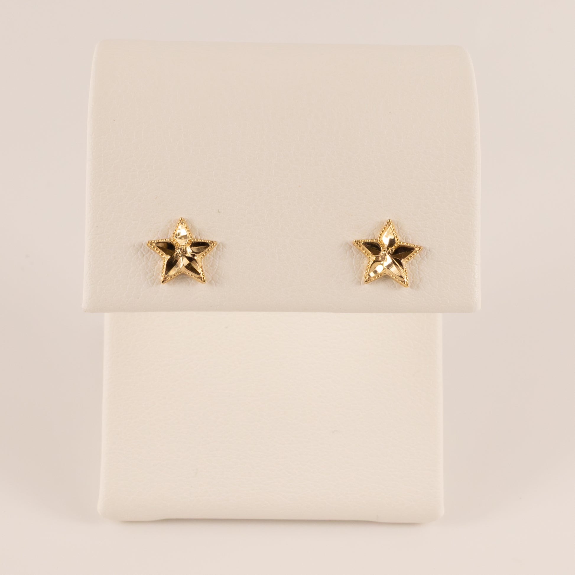 14KYG Star Shaped Stud Earrings