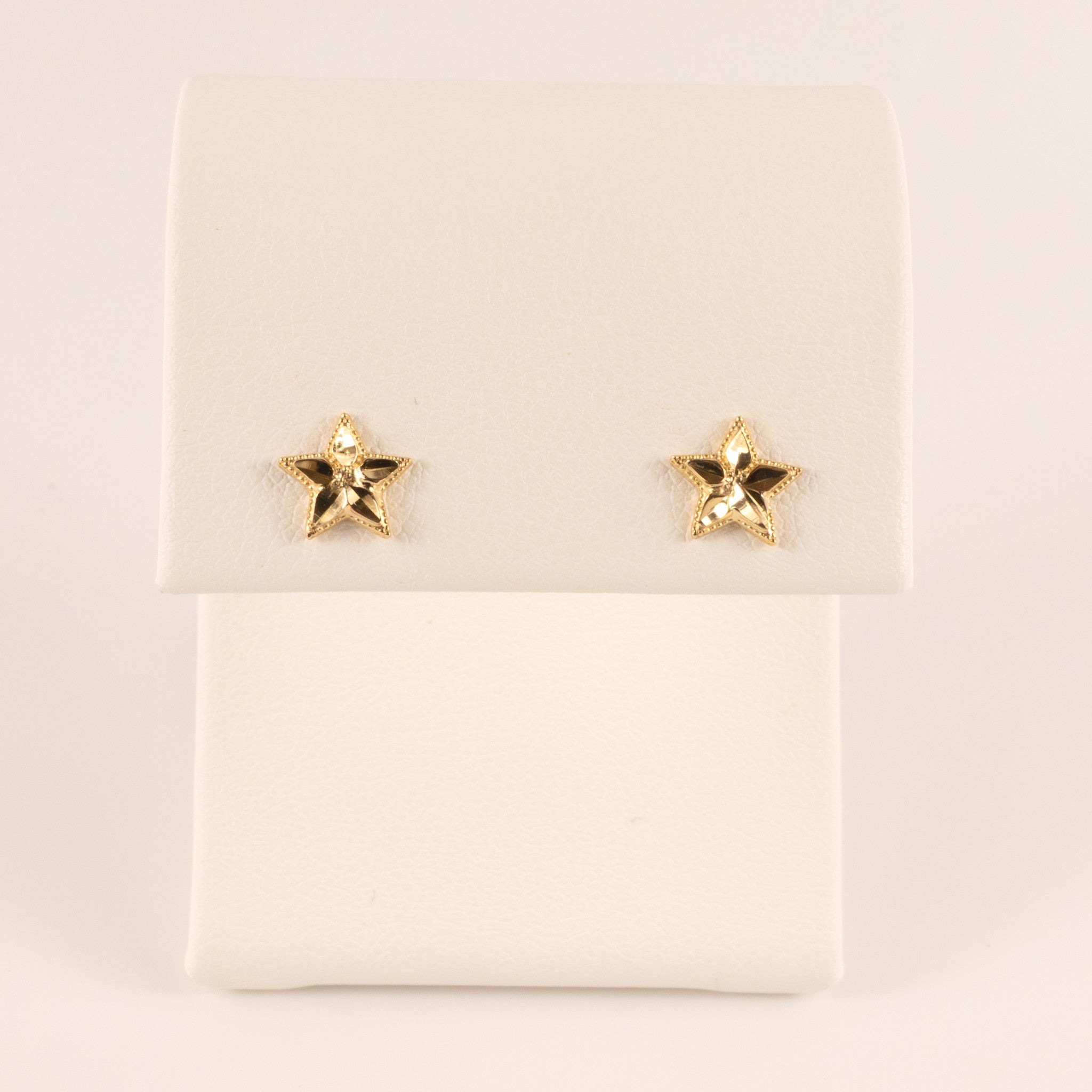 14KYG Star Shaped Stud Earrings