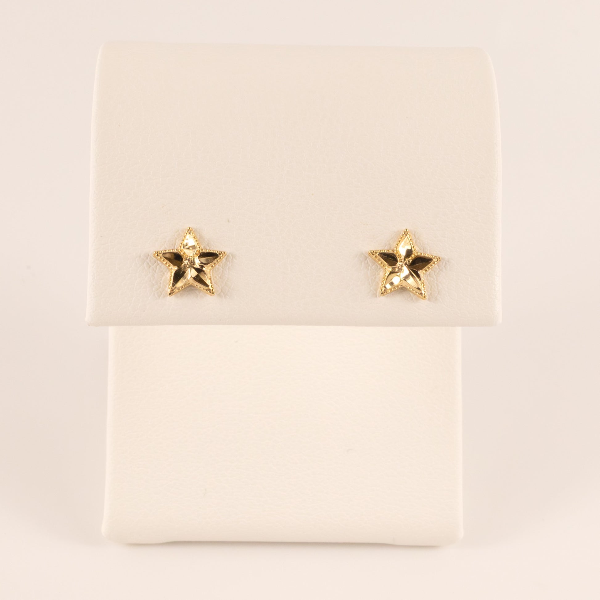 14KYG Star Shaped Stud Earrings