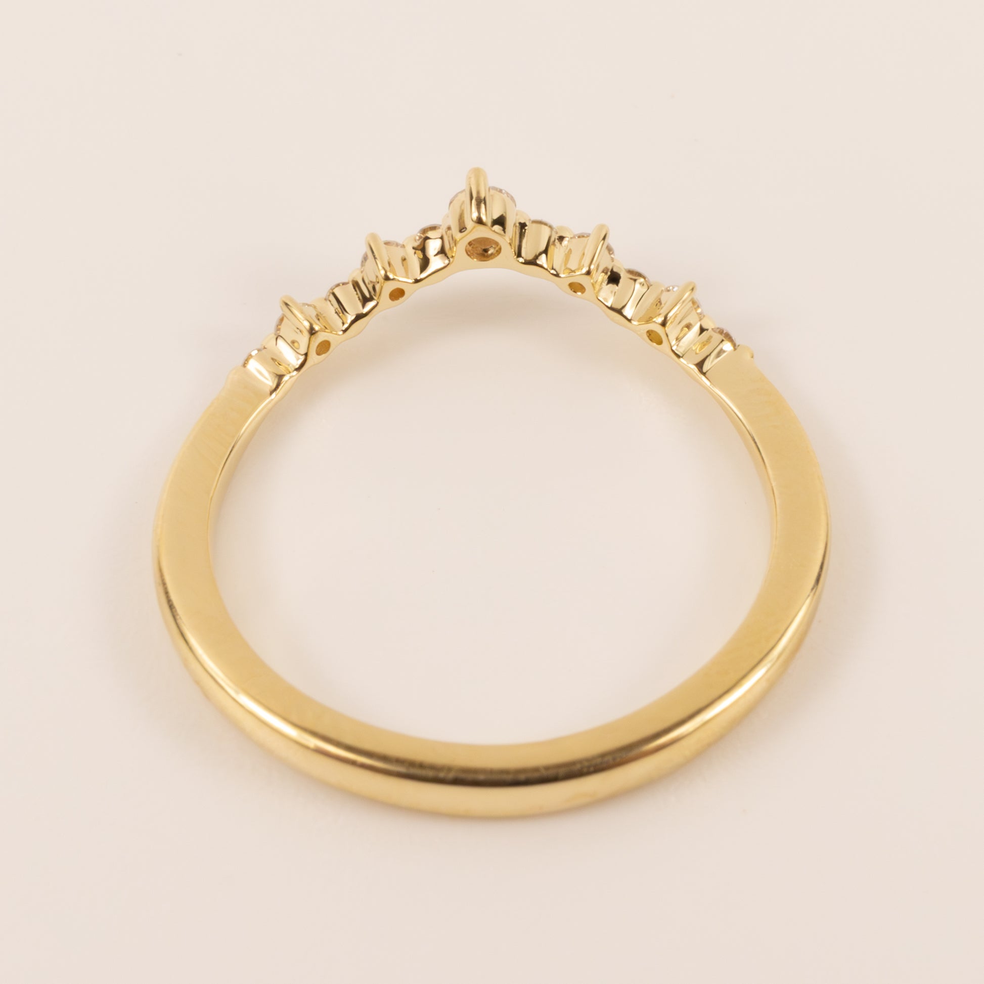 14KYG 11-Stone Diamond Contour Band