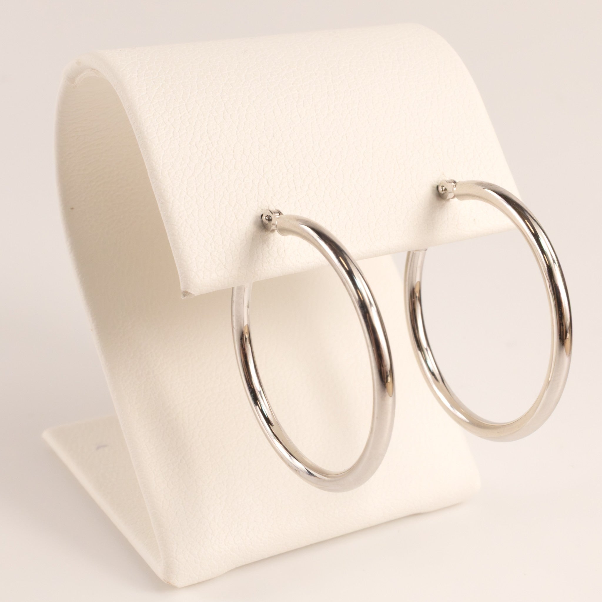 14KWG 2x25mm Tube Hoop Earrings