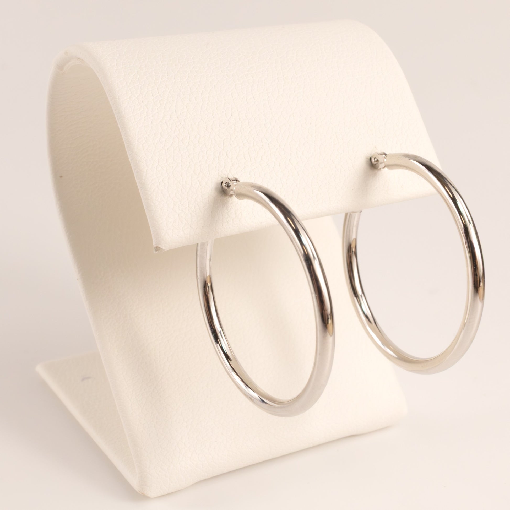 14KWG 2x25mm Tube Hoop Earrings