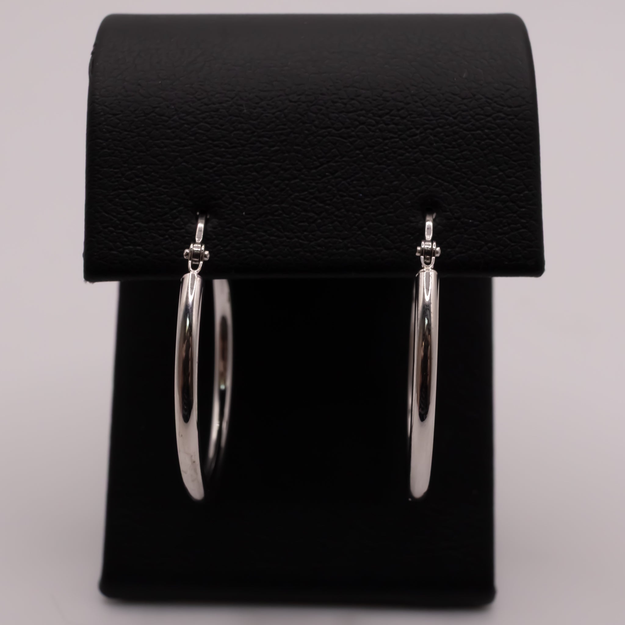 14KWG 2x25mm Tube Hoop Earrings