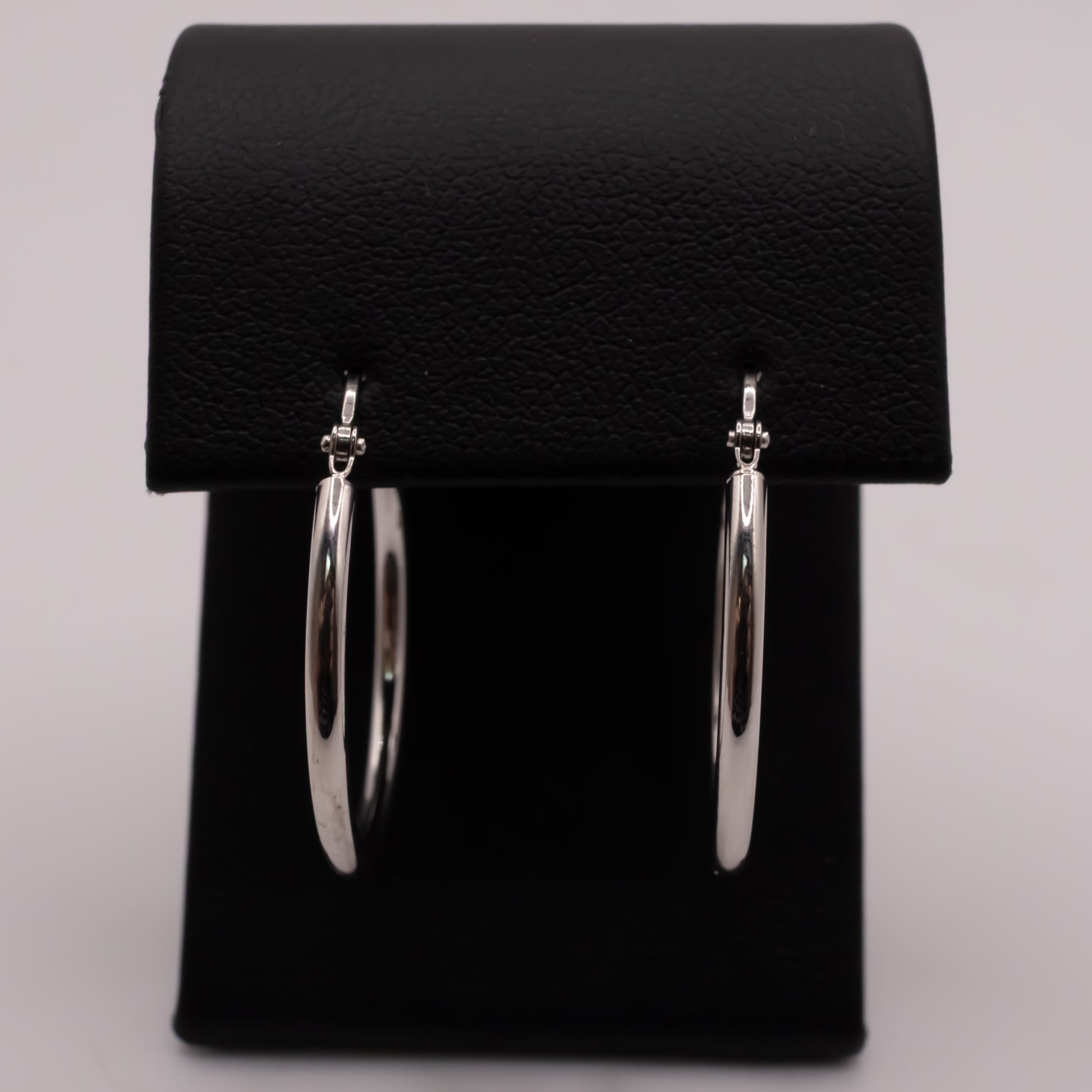 14KWG 2x25mm Tube Hoop Earrings