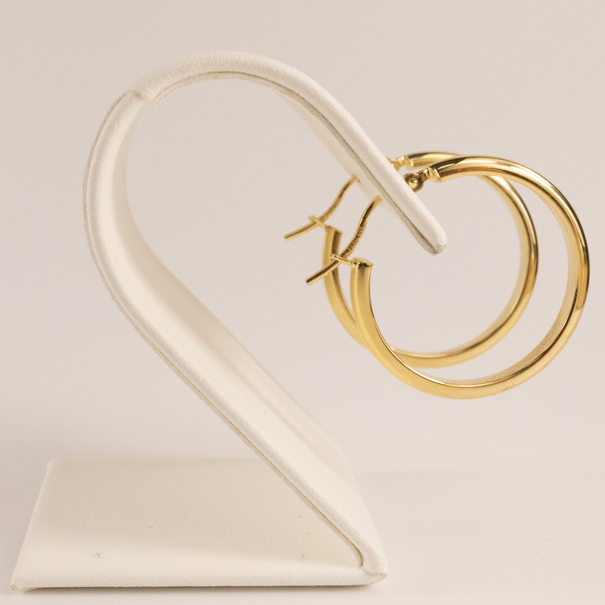 14KYG 2.75x25mm Tube Hoop Earrings
