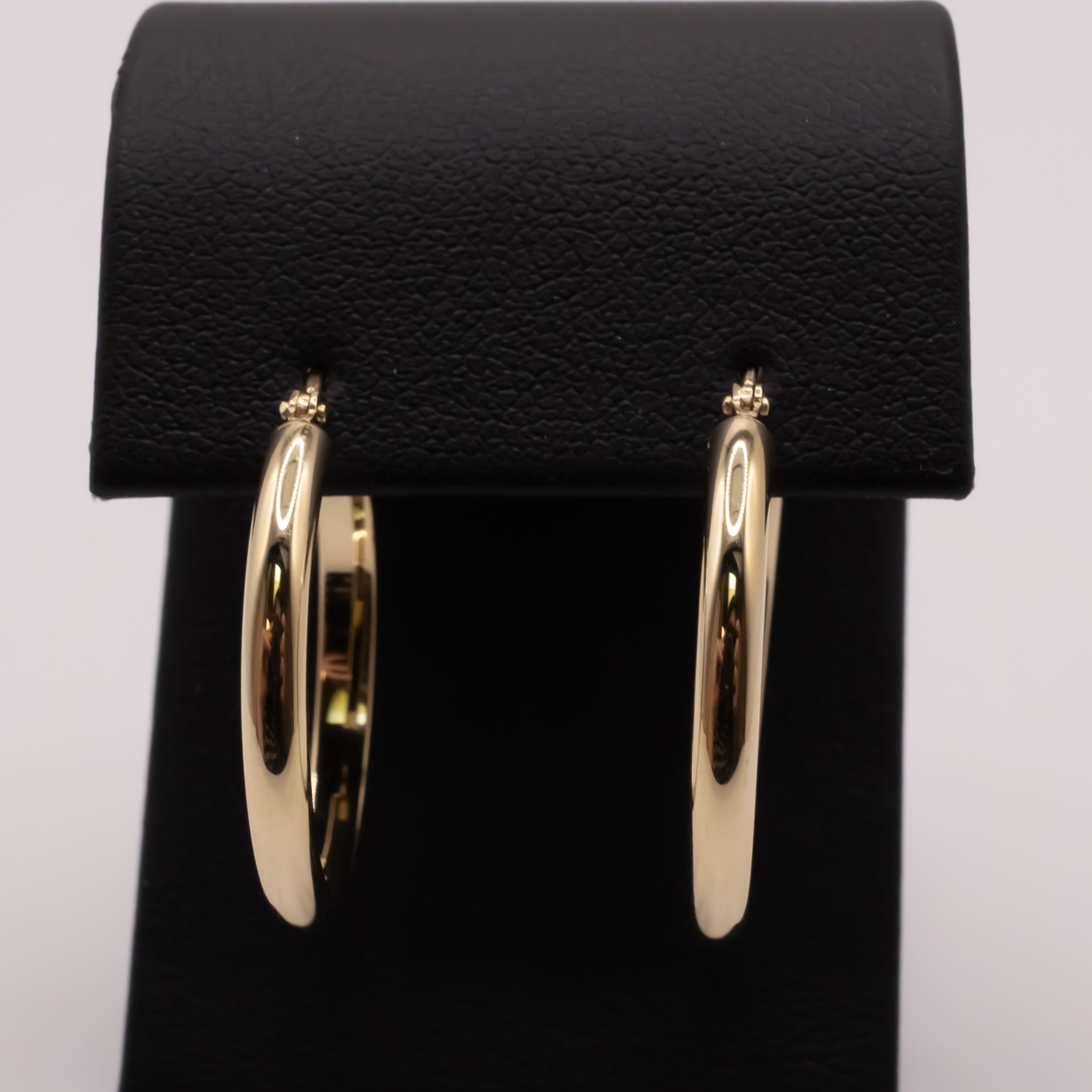 14KYG 2.75x25mm Tube Hoop Earrings