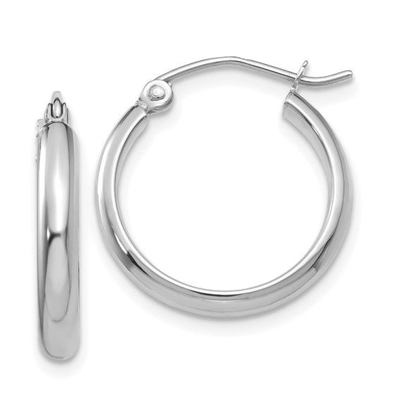 14KWG 2.75x18mm Tube Hoop Earrings