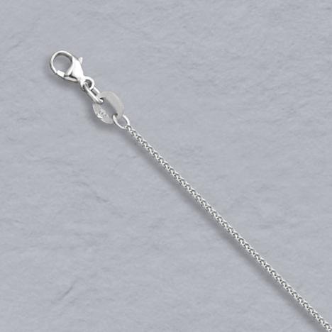 14KWG 0.9mm 16" Wheat Chain