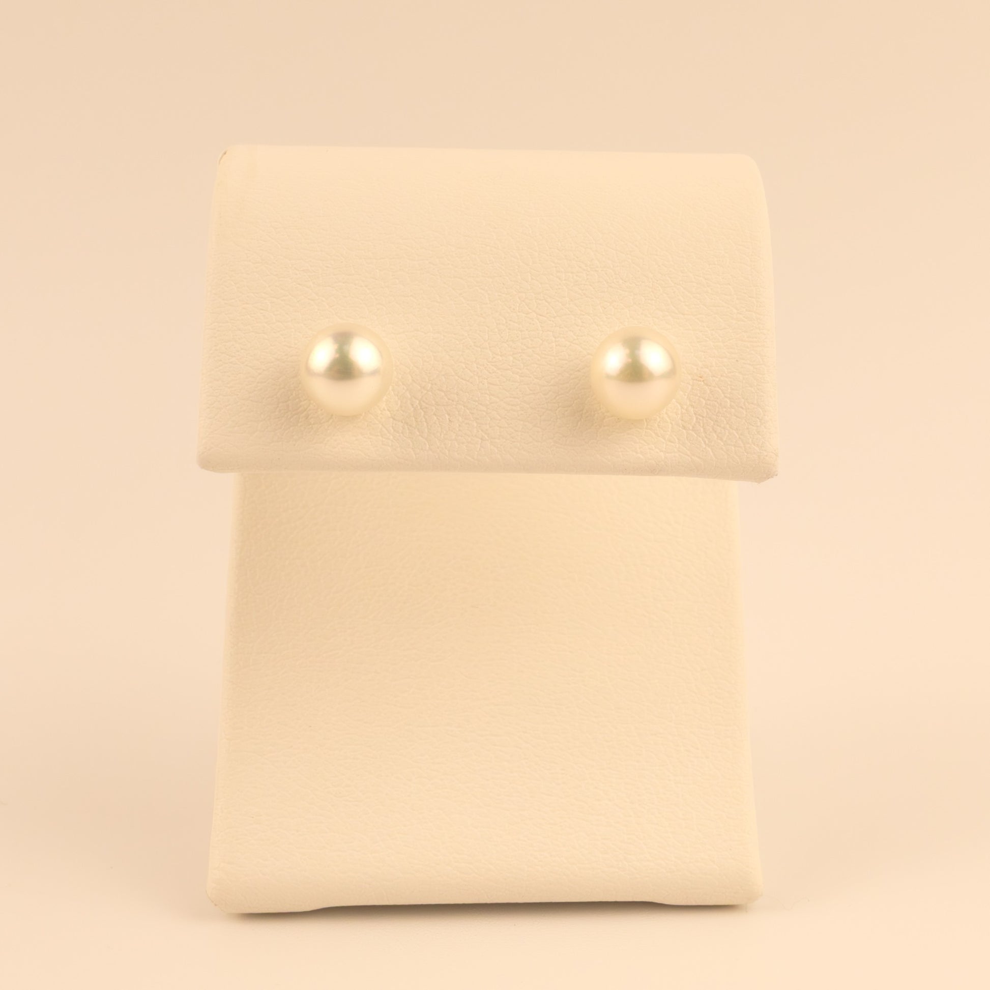 14KWG Pearl 6.0mm Stud Earrings