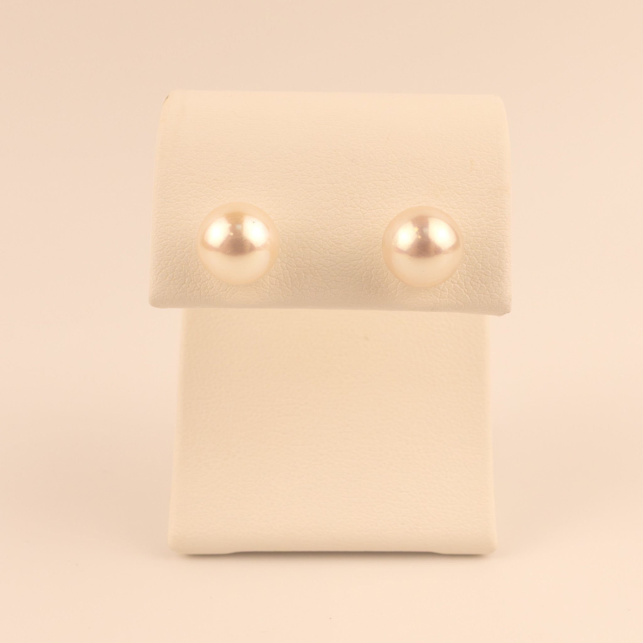 14KWG Pearl 8.5mm Stud Earrings