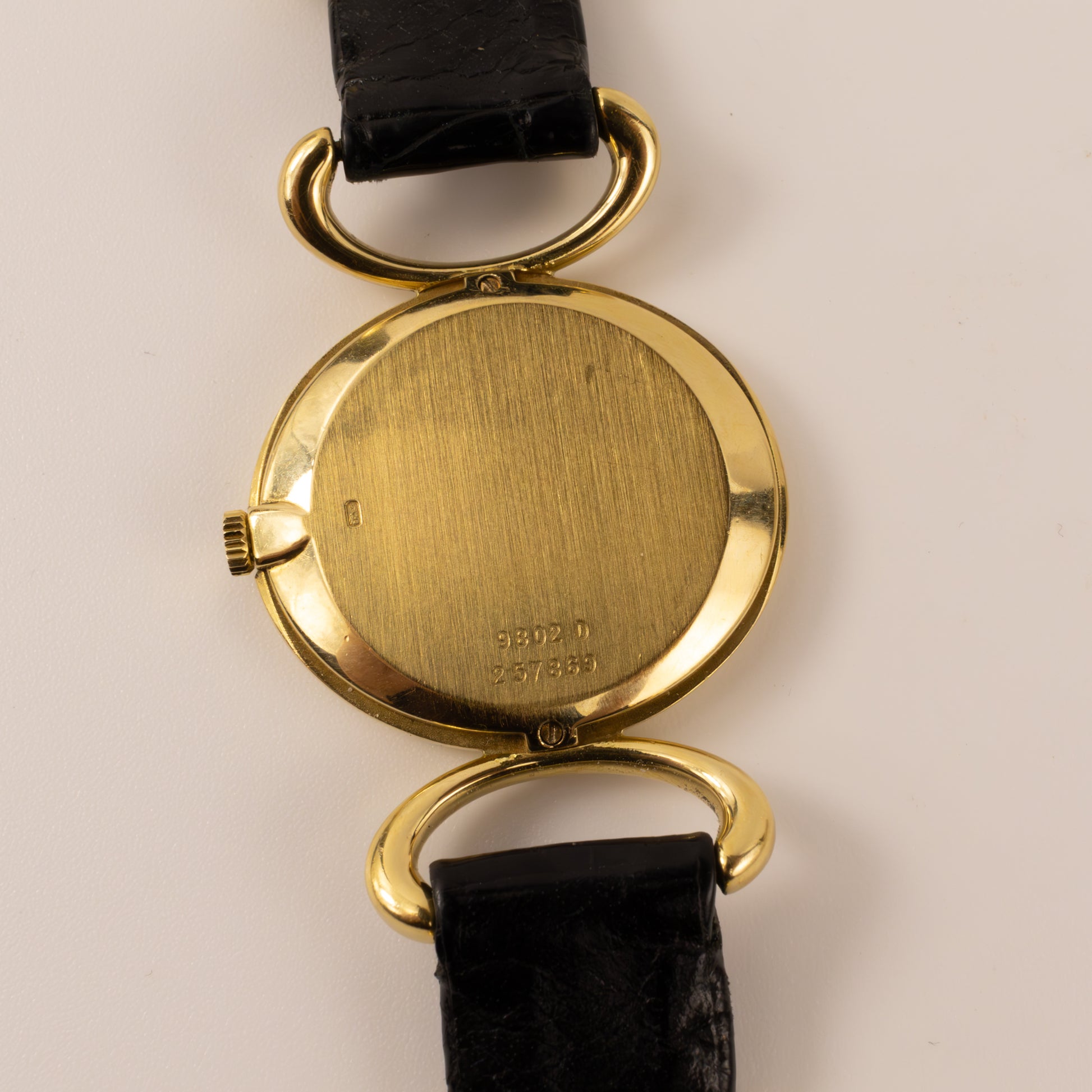 Piaget Hoop Magic Hour 18KYG and Leather Watch