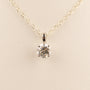 14KWG Diamond 0.75ct Solitaire Pendant
