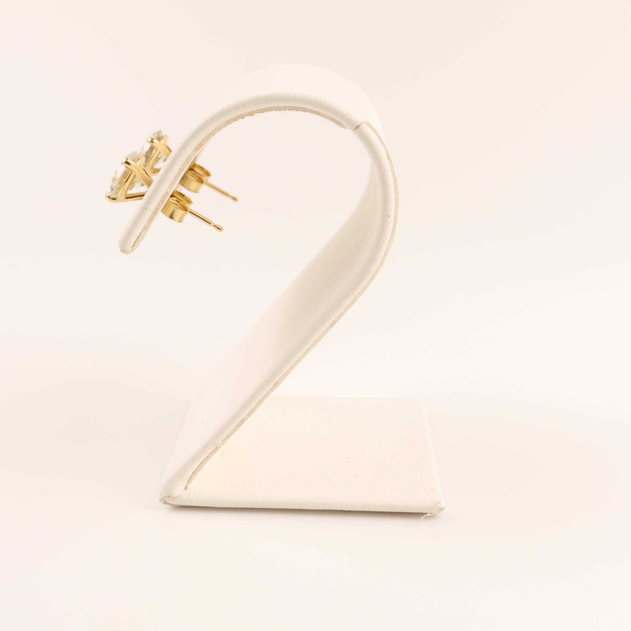 14KYG Diamond 1.82cttw Martini Set Stud Earrings