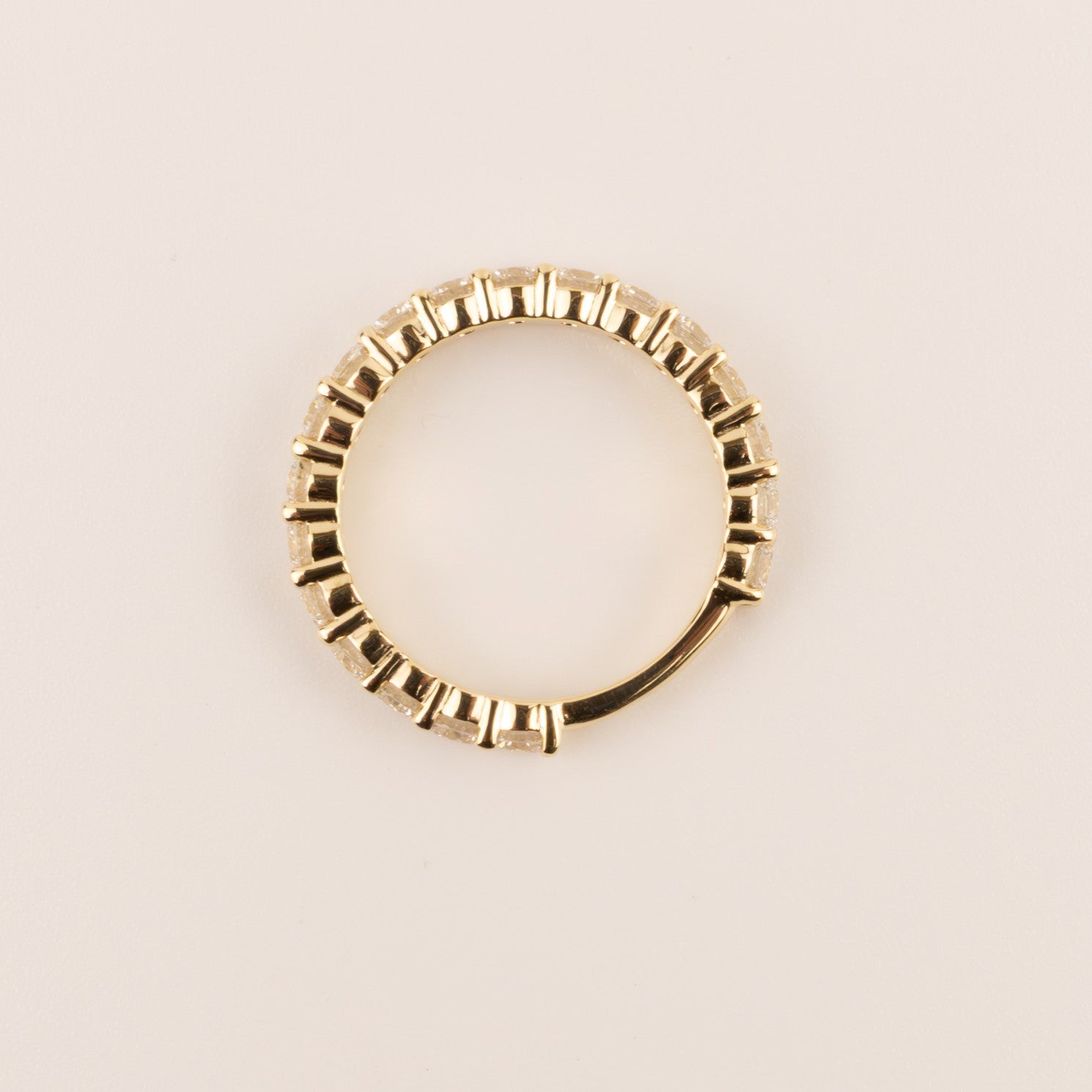 14KYG Lab Grown 1.33cttw Shared Prong Diamond Band