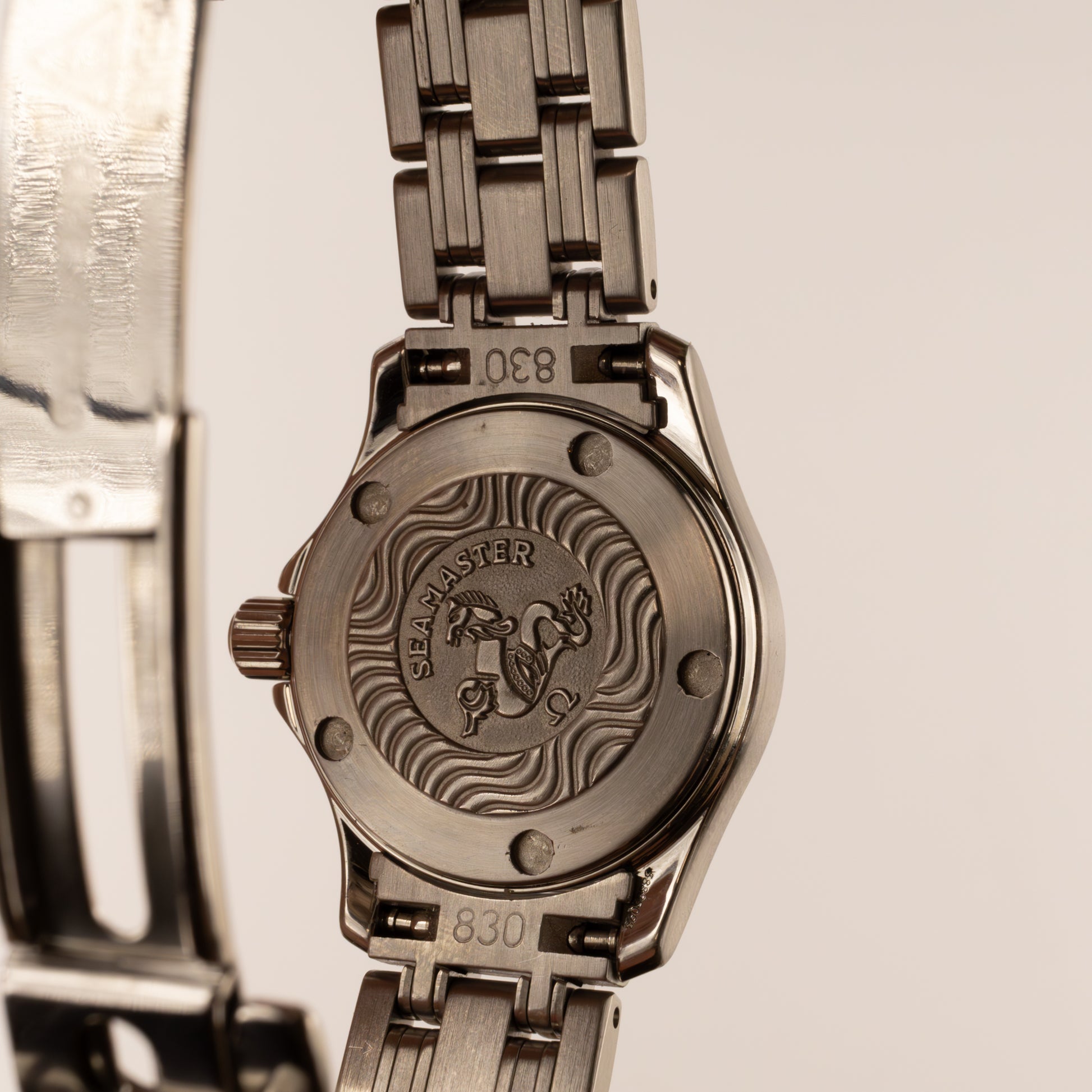 Omega Ladies Seamaster Stainless Steel Watch