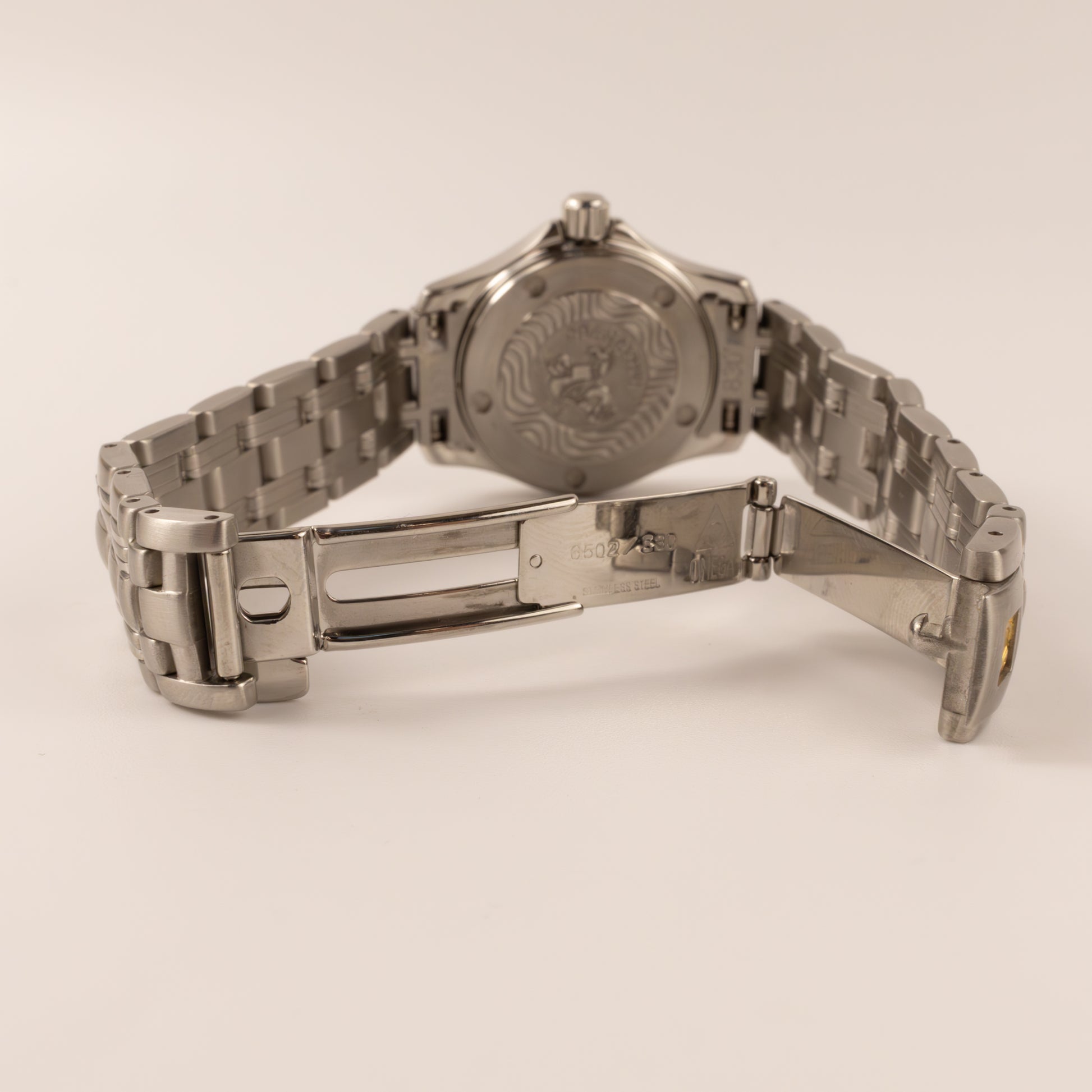 Omega Ladies Seamaster Stainless Steel Watch