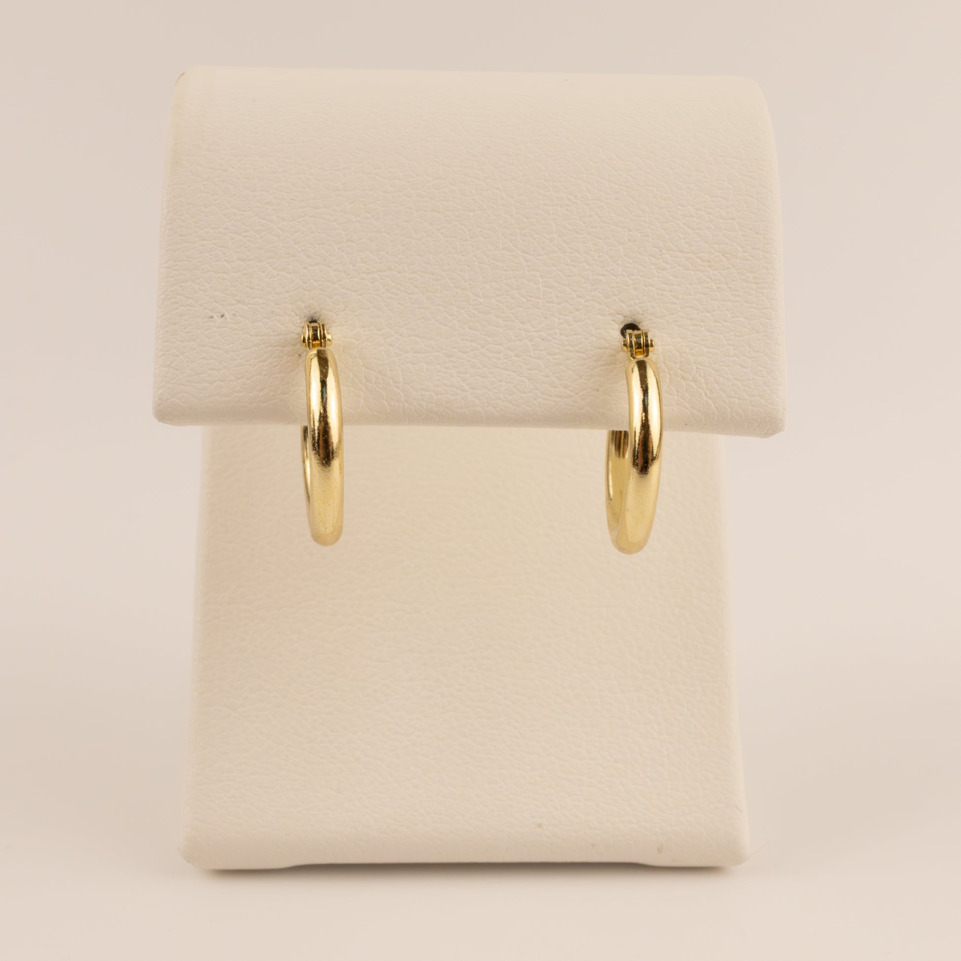 14KYG 2x12mm Tube Hoop Earrings