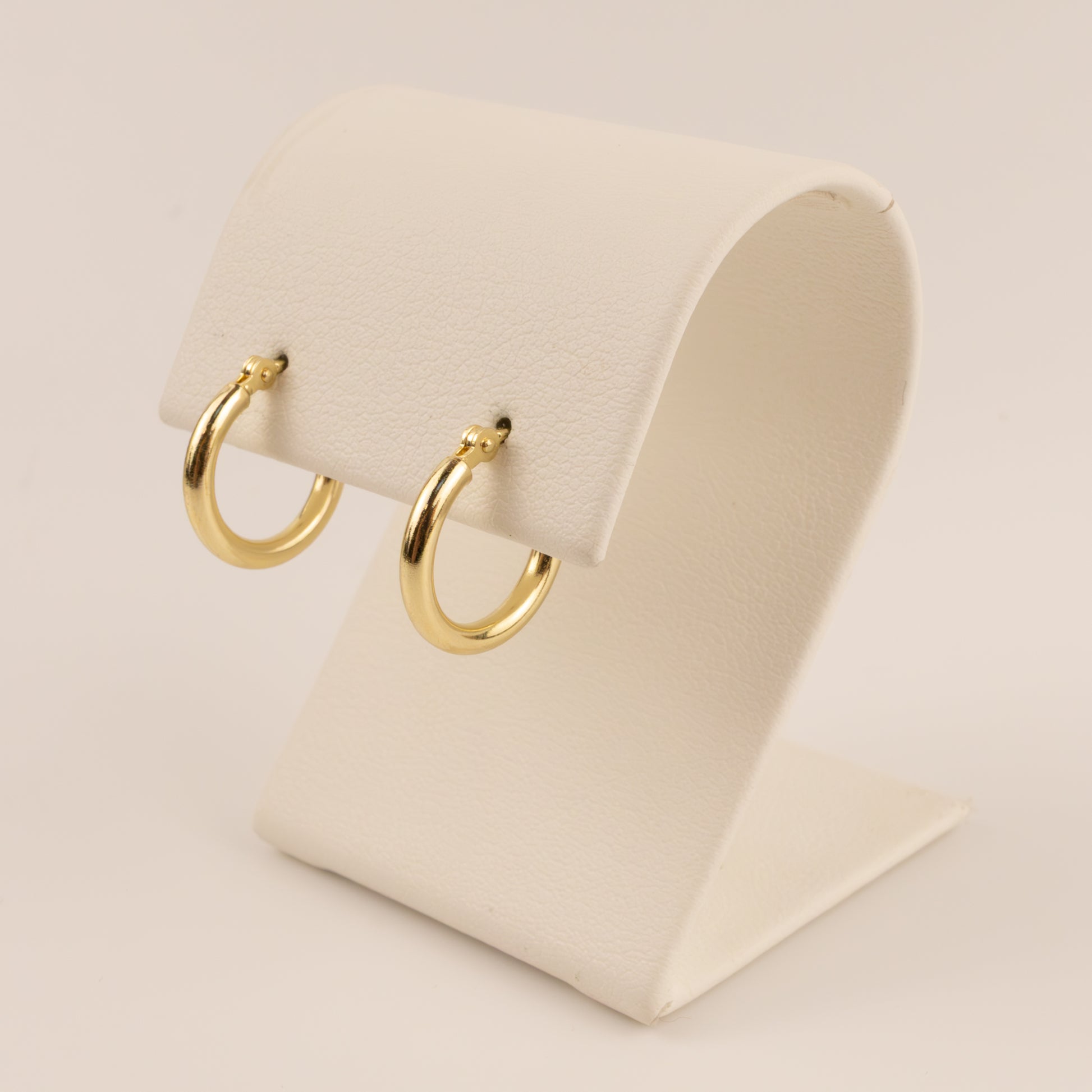 14KYG 2x12mm Tube Hoop Earrings