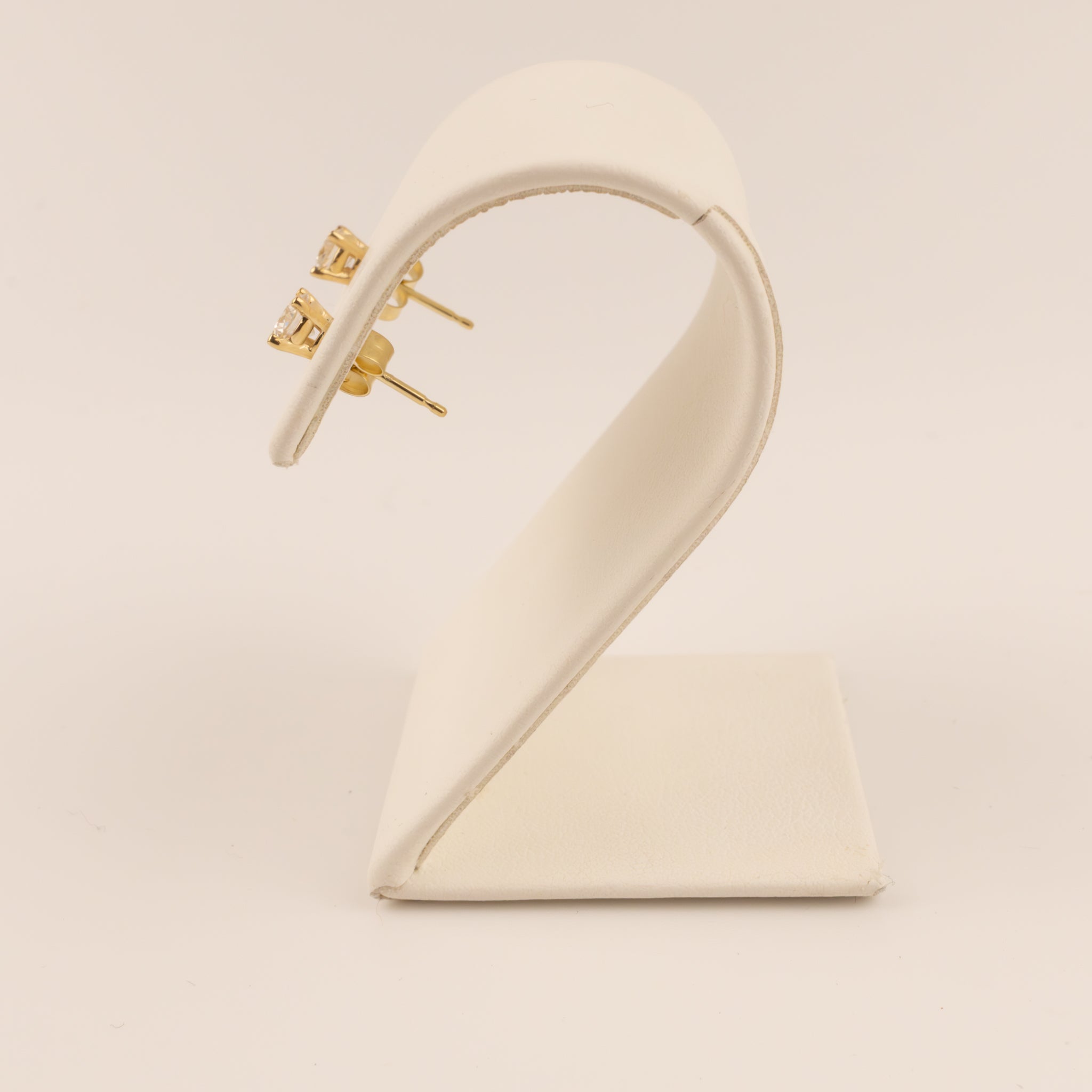 14KYG Lab Grown Diamond 0.50cttw Basket Stud Earrings