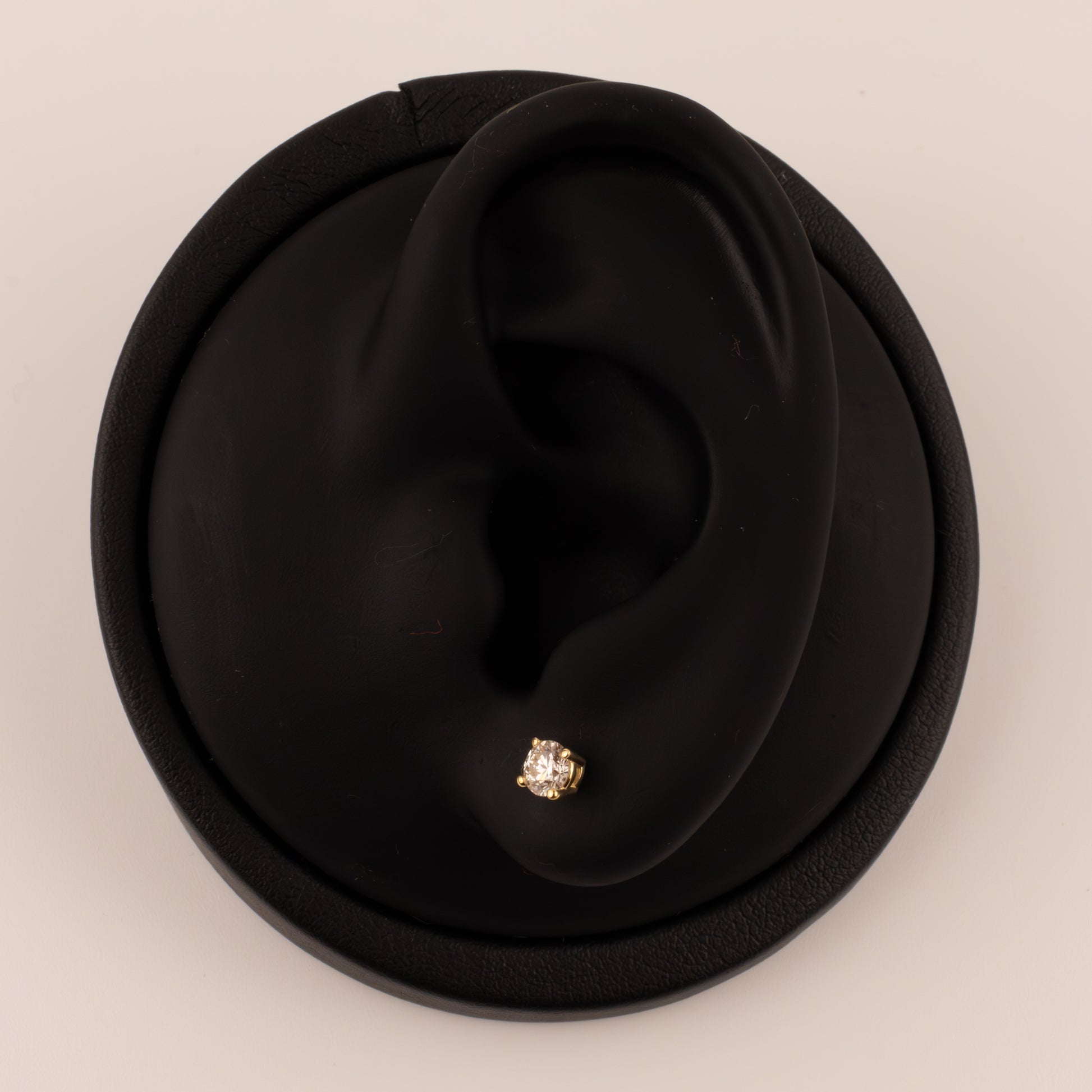 14KYG Lab Grown Diamond 0.50cttw Basket Stud Earrings