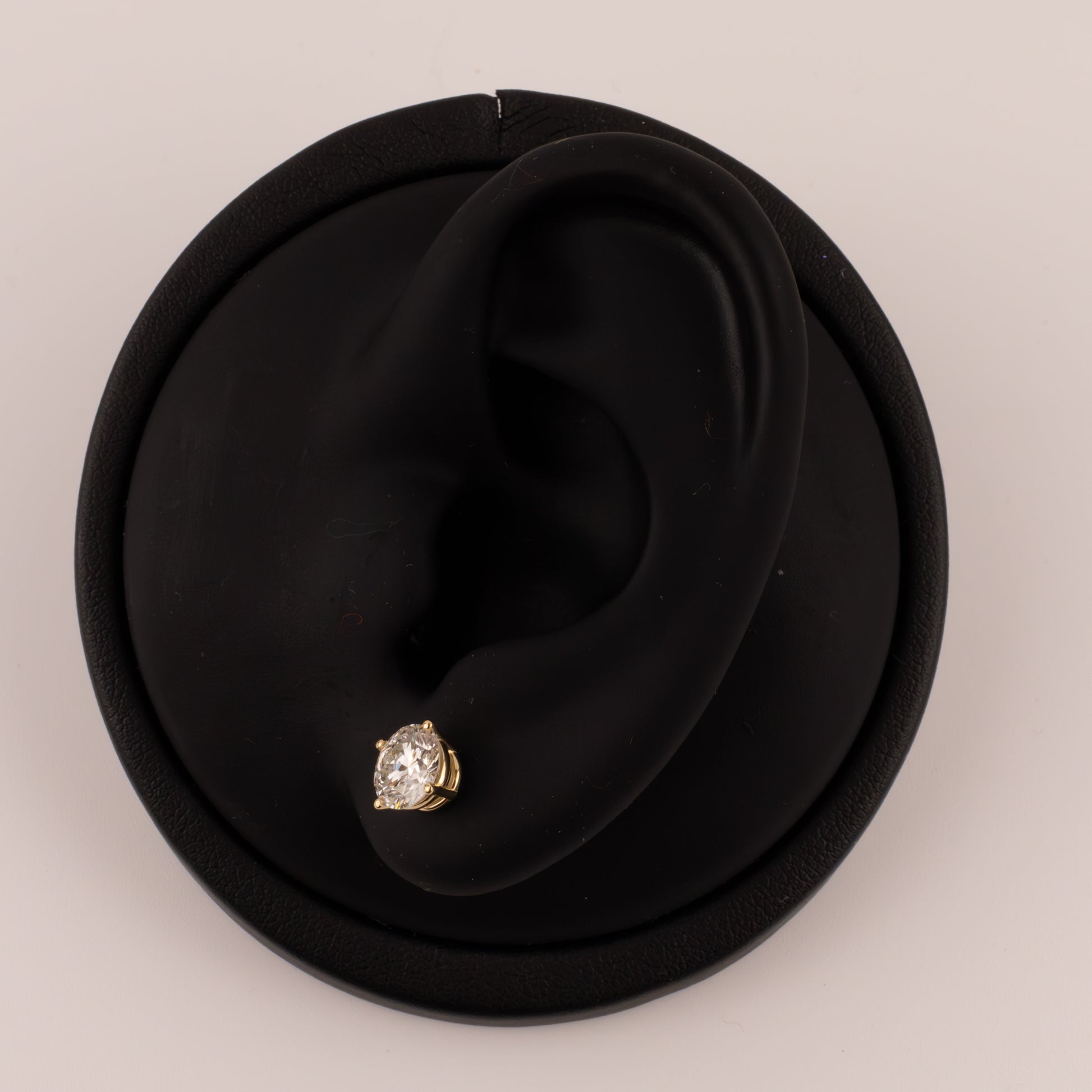 14KYG Lab Grown Diamond 2.00cttw Basket Set Stud Earrings